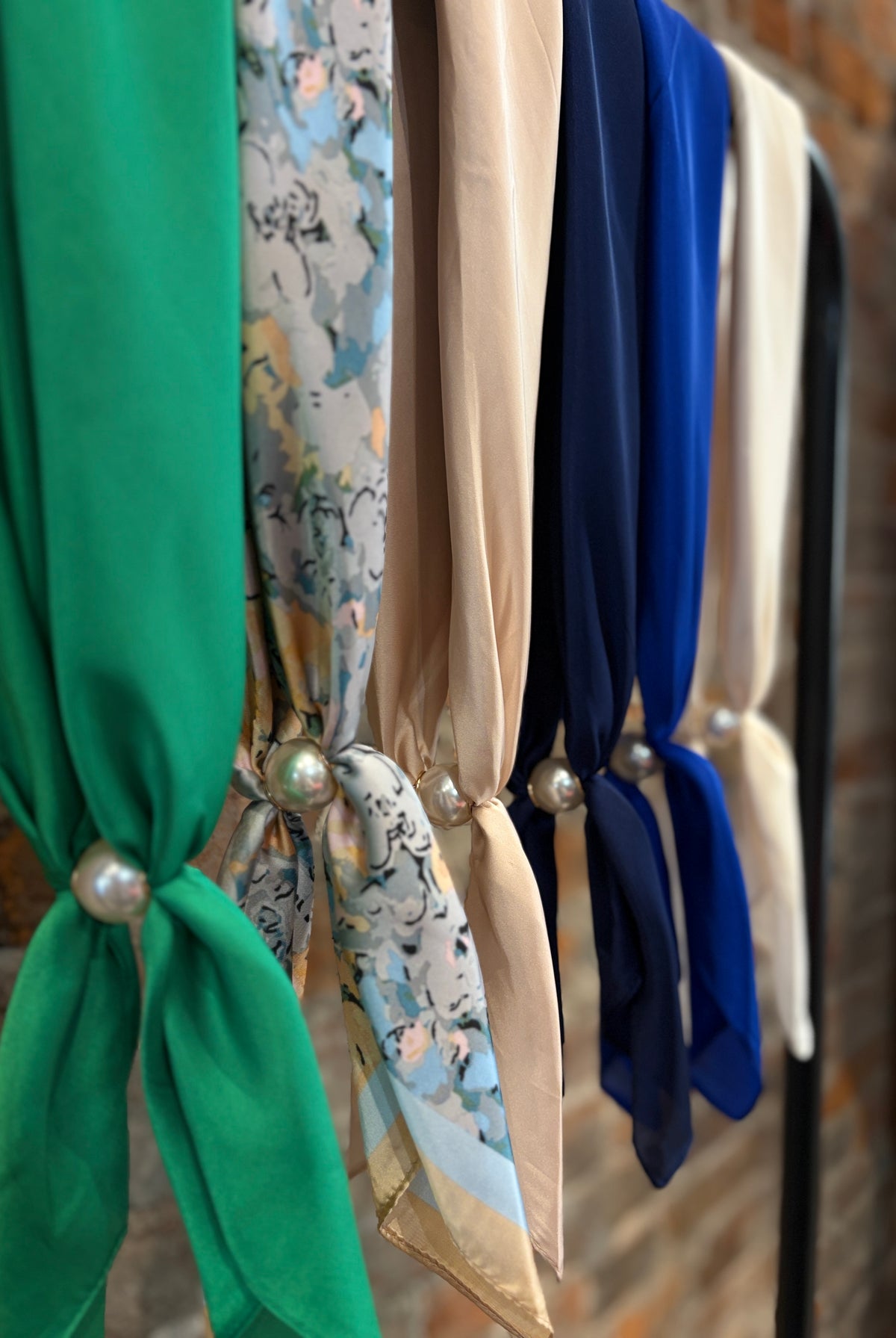 Ready to Wear Magnetic Scarves-Accessories-Queens Design-The Funky Zebra Ames, Women's Fashion Boutique in Ames, Iowa