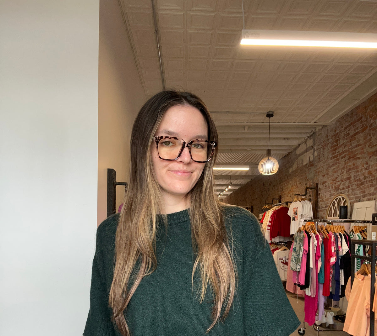 Boxy Drop Shoulder Short Sleeve Sweater-Short Sleeves-Molly Bracken-The Funky Zebra Ames, Women's Fashion Boutique in Ames, Iowa