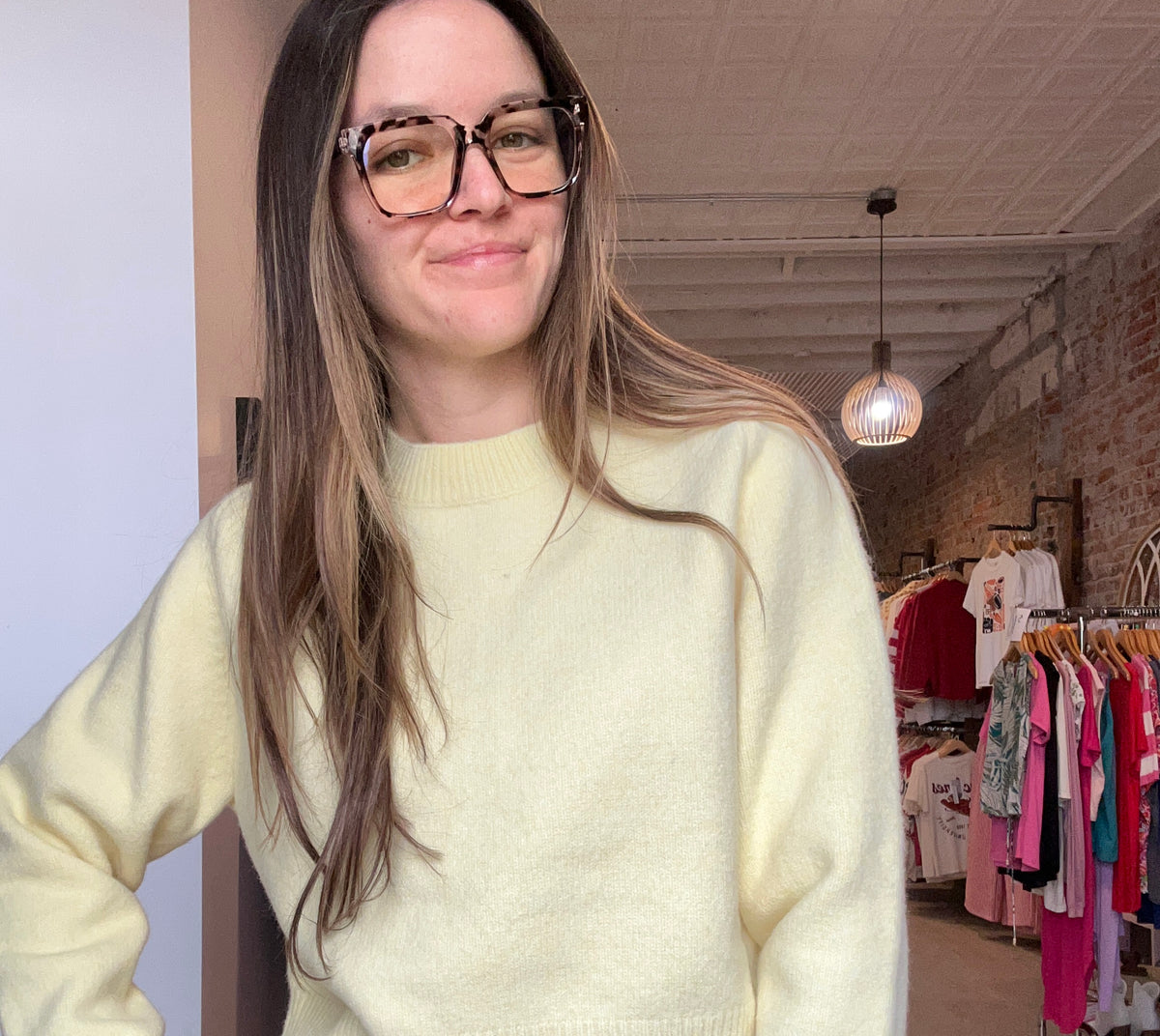 Molly Thick Rib Detailed Sweater-Long Sleeves-Molly Bracken-The Funky Zebra Ames, Women's Fashion Boutique in Ames, Iowa