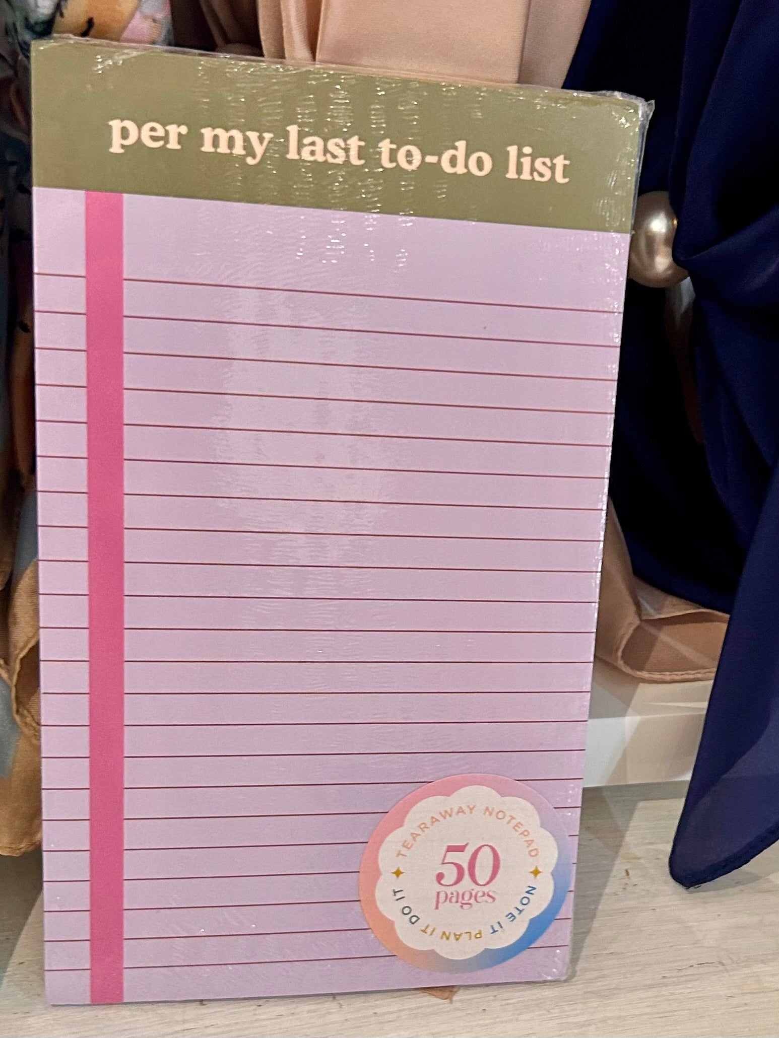 Holiday Tear Away Notepads-Nellie & Dani Style House-The Funky Zebra Ames, Women's Fashion Boutique in Ames, Iowa