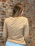 Molly Micro Brushed Top-Long Sleeves-Staccato-The Funky Zebra Ames, Women's Fashion Boutique in Ames, Iowa
