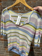 MVB Blue/Lav Striped Top-Nellie & Dani Style House-The Funky Zebra Ames, Women's Fashion Boutique in Ames, Iowa