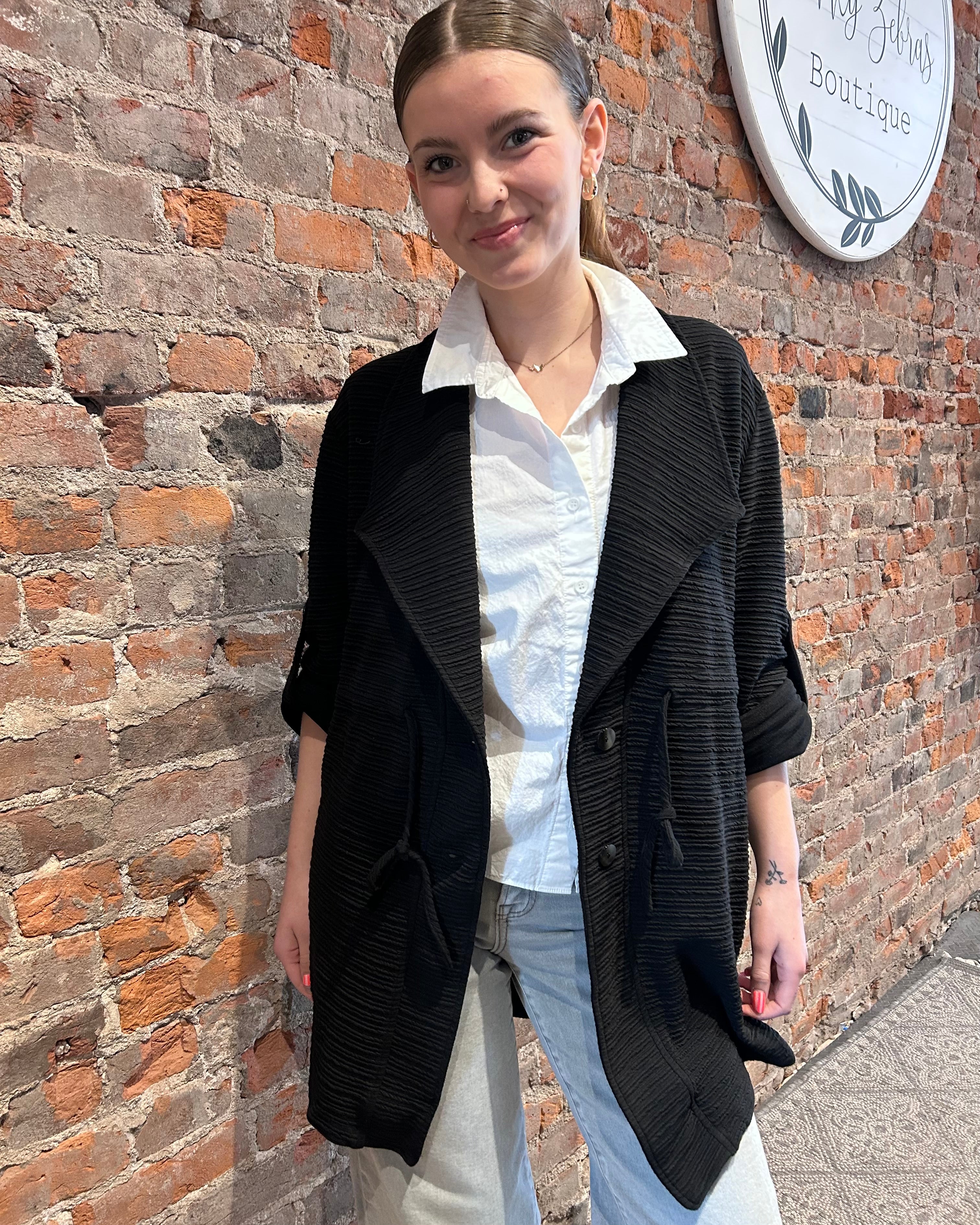Blair Jacket-Jackets-Cozy Co-The Funky Zebra Ames, Women's Fashion Boutique in Ames, Iowa