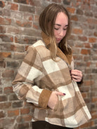 Shandra Plaid Shacket-apparel-heimish-The Funky Zebra Ames, Women's Fashion Boutique in Ames, Iowa