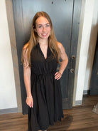 Laurel Black Dress-Molly Bracken-The Funky Zebra Ames, Women's Fashion Boutique in Ames, Iowa