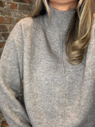 Keri Mock Neck Sweater-apparel-Blu Pepper-The Funky Zebra Ames, Women's Fashion Boutique in Ames, Iowa