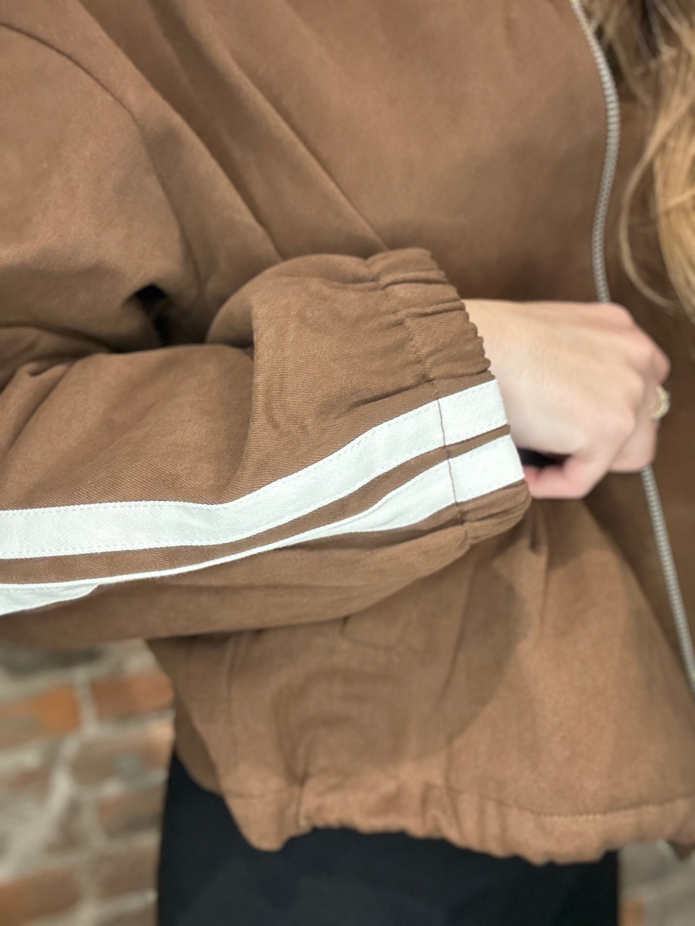 Phoebe Brown Jacket-ButterMelon-The Funky Zebra Ames, Women's Fashion Boutique in Ames, Iowa