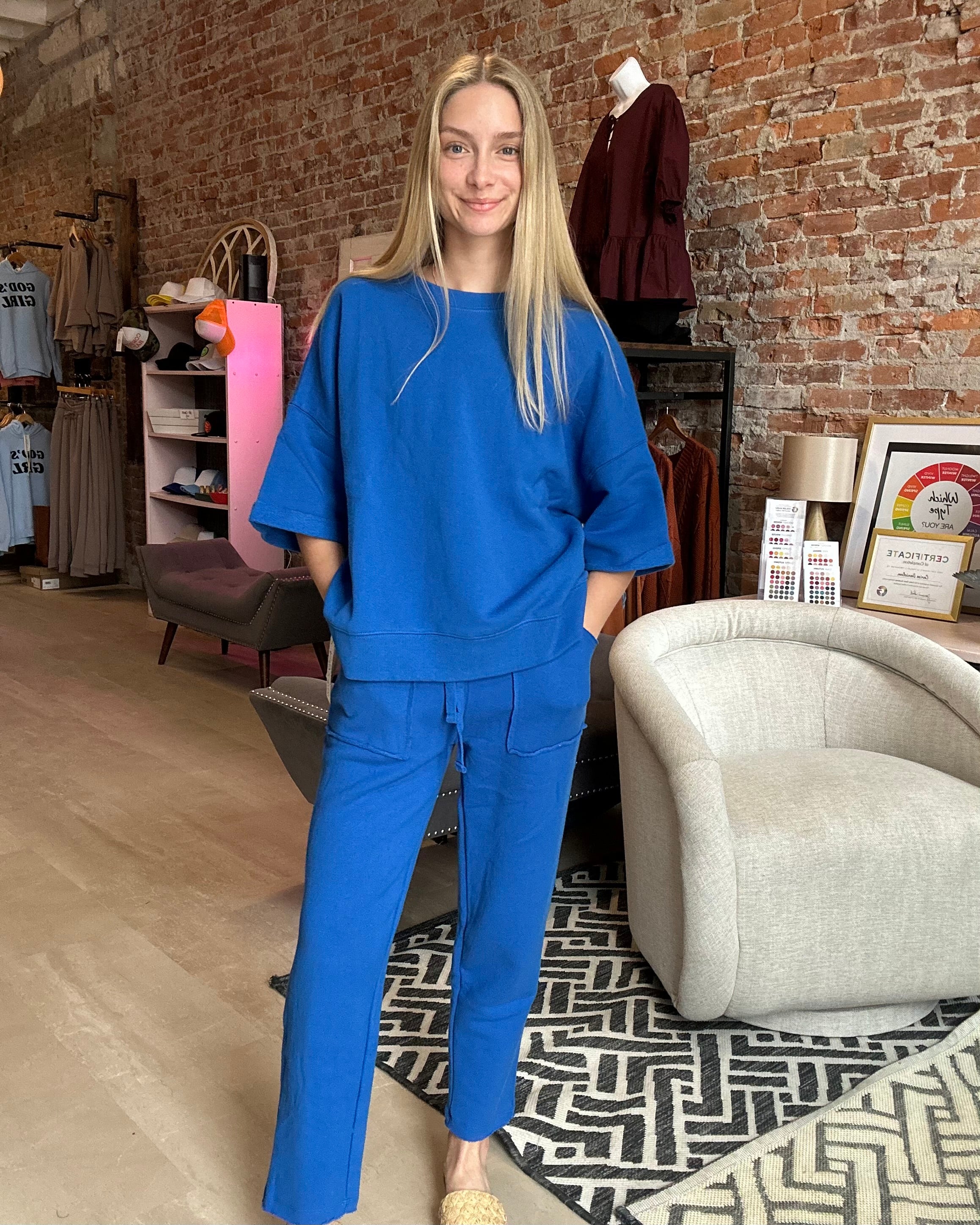 Malibu Lounge Pant-apparel-Mono B-The Funky Zebra Ames, Women's Fashion Boutique in Ames, Iowa
