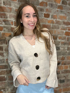Sonya Cardigan-apparel-She & Sky-The Funky Zebra Ames, Women's Fashion Boutique in Ames, Iowa