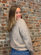 Keri Mock Neck Sweater-apparel-Blu Pepper-The Funky Zebra Ames, Women's Fashion Boutique in Ames, Iowa