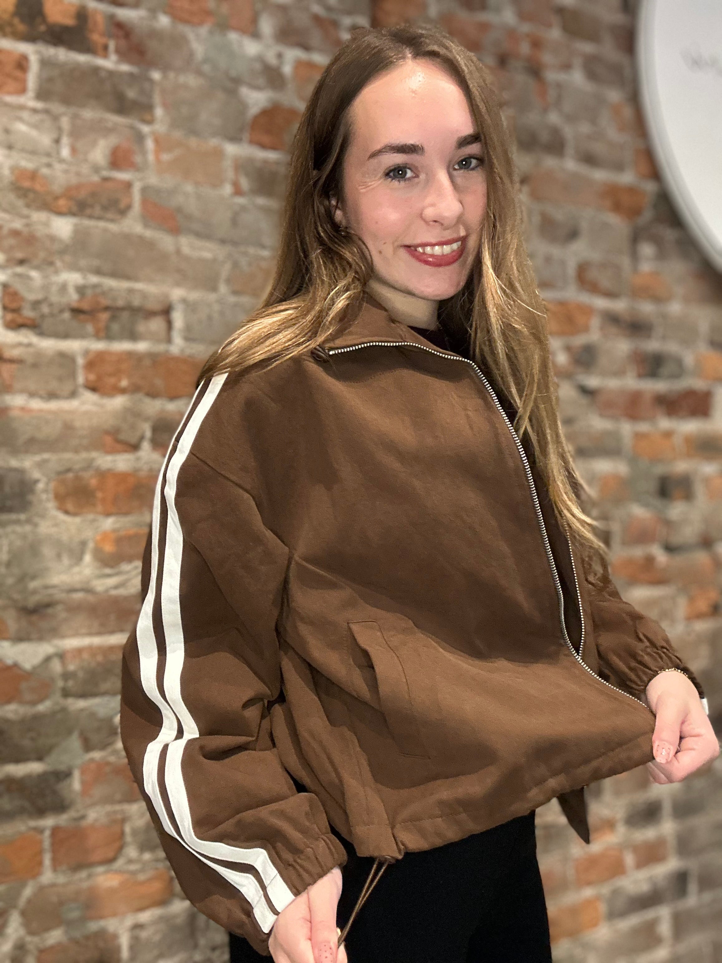 Phoebe Brown Jacket-ButterMelon-The Funky Zebra Ames, Women's Fashion Boutique in Ames, Iowa