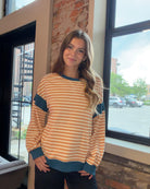 Briana Colorblock Pullover-Long Sleeves-Very J-The Funky Zebra Ames, Women's Fashion Boutique in Ames, Iowa