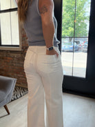Cadence White Trouser-The Funky Zebra Ames-The Funky Zebra Ames, Women's Fashion Boutique in Ames, Iowa