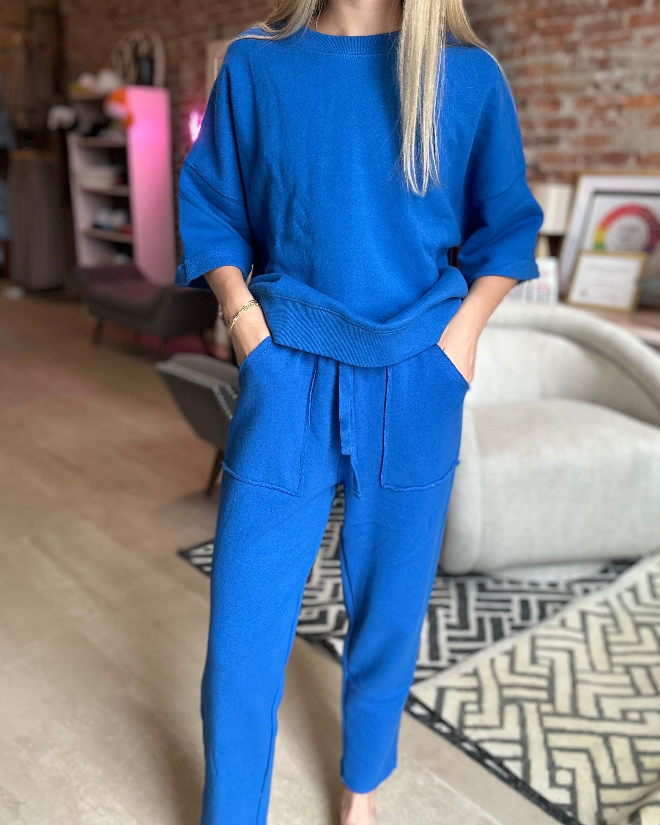 Malibu Lounge Pant-apparel-Mono B-The Funky Zebra Ames, Women's Fashion Boutique in Ames, Iowa