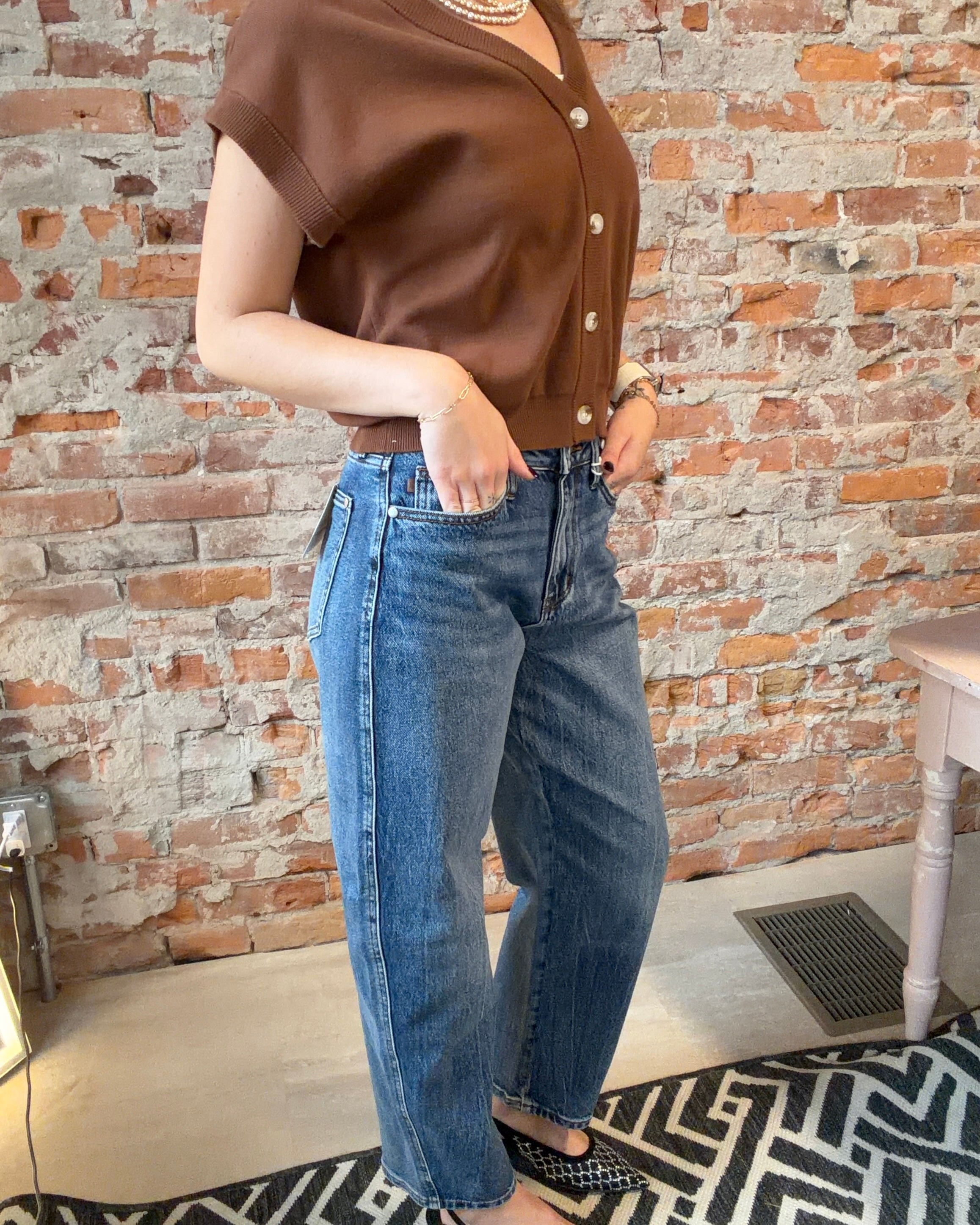Janey Barrel Jeans-Pants-Judy Blue-The Funky Zebra Ames, Women's Fashion Boutique in Ames, Iowa