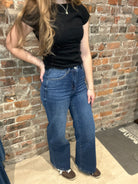Alaina Brut Denim Jeans-Pants-Molly Bracken-The Funky Zebra Ames, Women's Fashion Boutique in Ames, Iowa