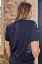 Daphne Short Sleeve Sweater-Sweaters-Staccato-The Funky Zebra Ames, Women's Fashion Boutique in Ames, Iowa