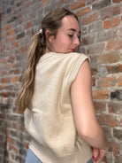 Fallon Sweater Vest-apparel-She & Sky-The Funky Zebra Ames, Women's Fashion Boutique in Ames, Iowa