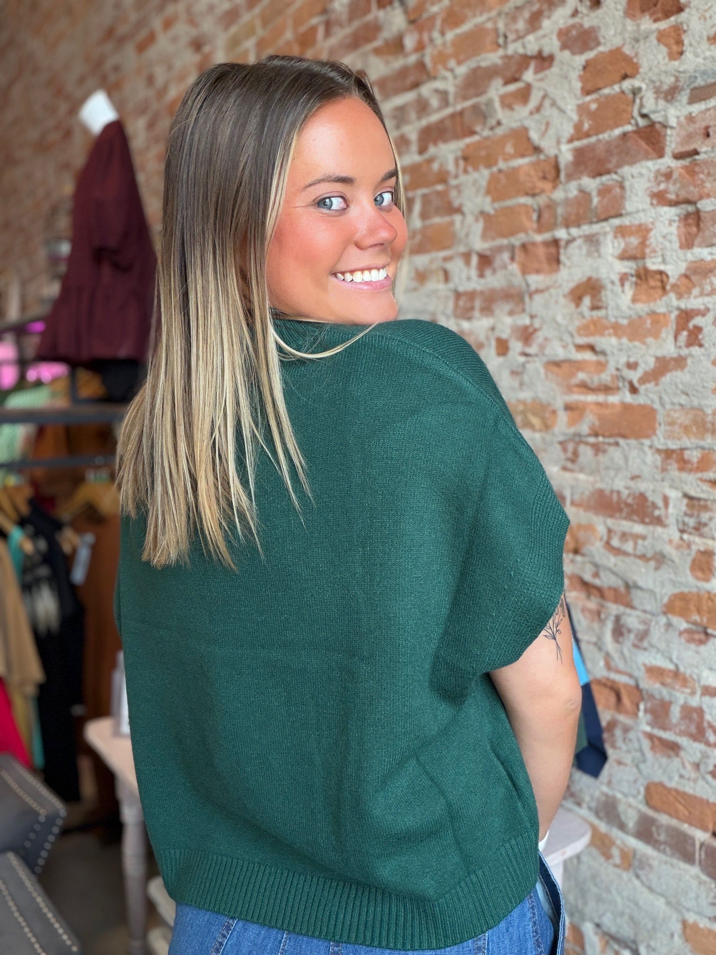 Keely Drop Shoulder Sweater-apparel-Pinch-The Funky Zebra Ames, Women's Fashion Boutique in Ames, Iowa