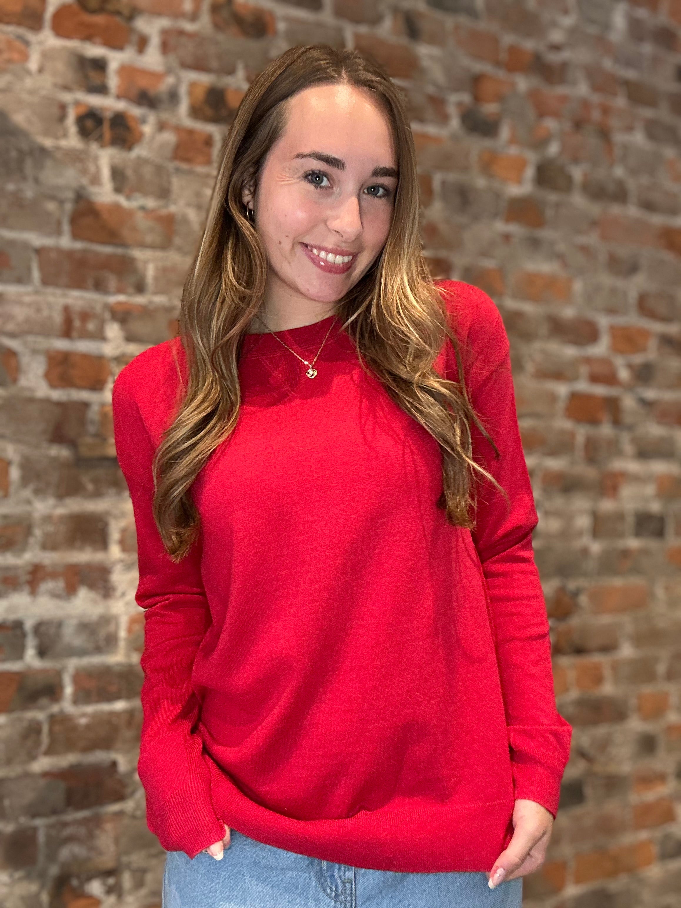 Kathleen Everyday Sweater-Long Sleeves-Staccato-The Funky Zebra Ames, Women's Fashion Boutique in Ames, Iowa