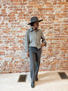 Marissa Soft Button Up-Long Sleeves-Panache Accessories-The Funky Zebra Ames, Women's Fashion Boutique in Ames, Iowa
