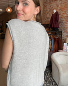 Cheri Sleeveless Knit Cardigan-Sweaters-Blu Pepper-The Funky Zebra Ames, Women's Fashion Boutique in Ames, Iowa