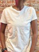 Ella White Tee-Short Sleeves-Be Cool-The Funky Zebra Ames, Women's Fashion Boutique in Ames, Iowa