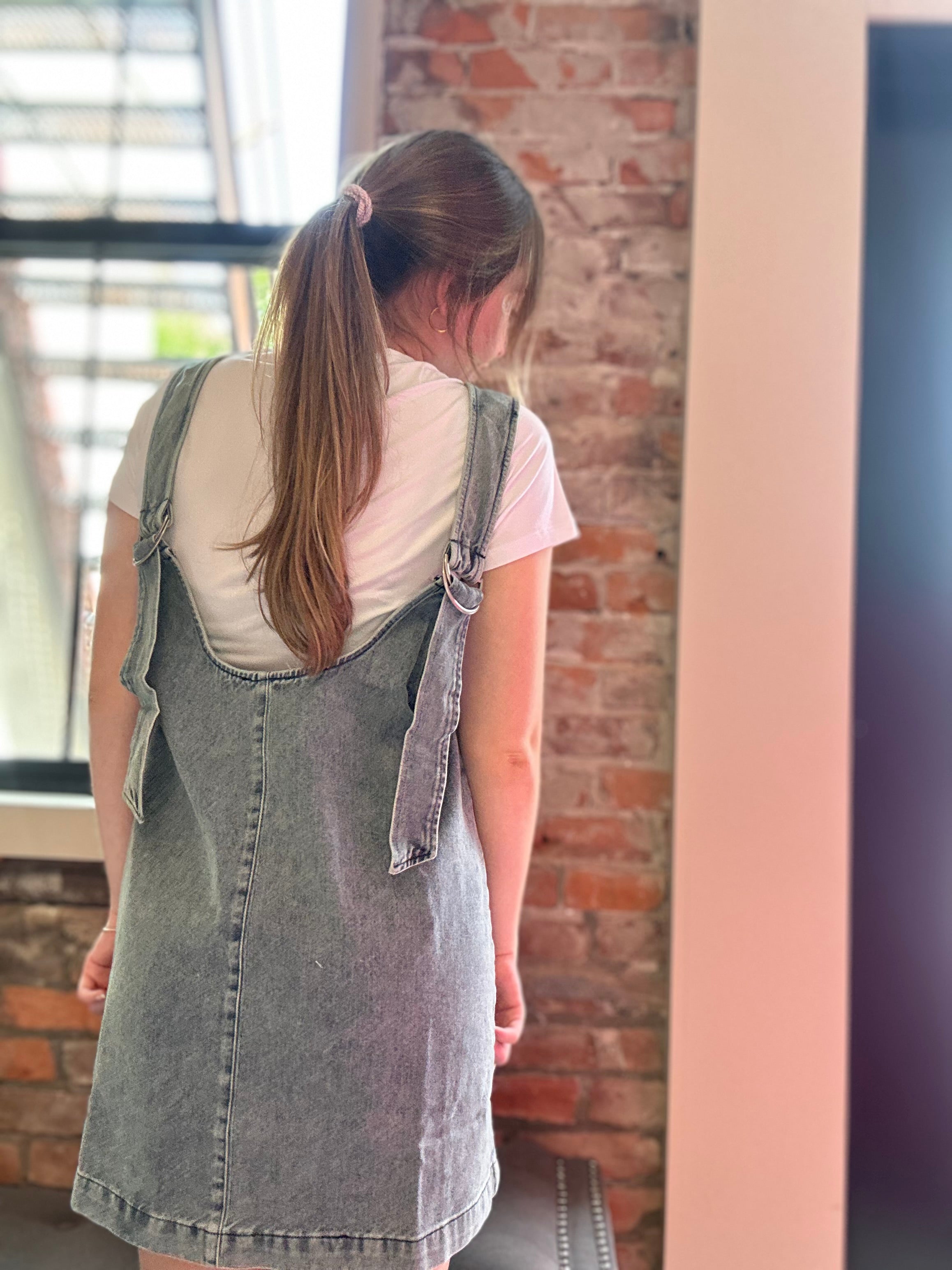 Harley Denim Dress-Dresses-Jodifl-The Funky Zebra Ames, Women's Fashion Boutique in Ames, Iowa
