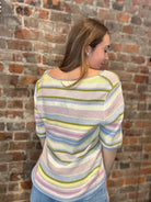 MVB Blue/Lav Striped Top-Nellie & Dani Style House-The Funky Zebra Ames, Women's Fashion Boutique in Ames, Iowa
