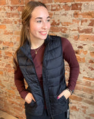 Pacific Navy Puffer-Storm Creek-The Funky Zebra Ames, Women's Fashion Boutique in Ames, Iowa