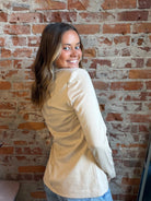 Ricki Blazer-Outerwear-Ichi-The Funky Zebra Ames, Women's Fashion Boutique in Ames, Iowa