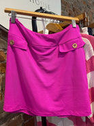 MVB Magenta Skort-Nellie & Dani Style House-The Funky Zebra Ames, Women's Fashion Boutique in Ames, Iowa