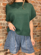 Abigail Denim Wash Flared Shorts-Shorts-in february-The Funky Zebra Ames, Women's Fashion Boutique in Ames, Iowa
