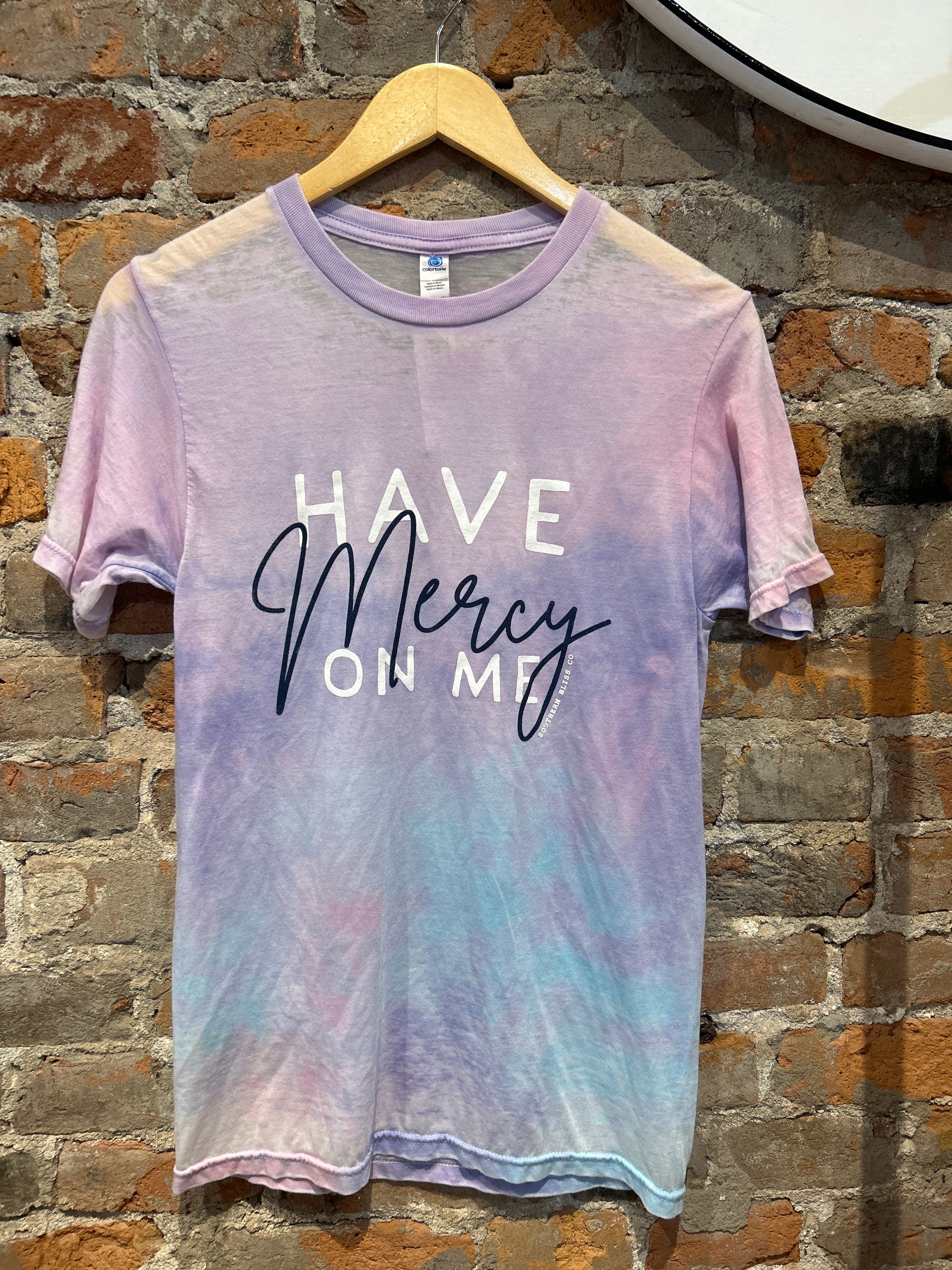 MVB Have Mercy On Me Tie-dye Tee-Nellie & Dani Style House-The Funky Zebra Ames, Women's Fashion Boutique in Ames, Iowa