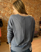 Marlys Round Neck Pullover-Long Sleeves-Be Cool-The Funky Zebra Ames, Women's Fashion Boutique in Ames, Iowa