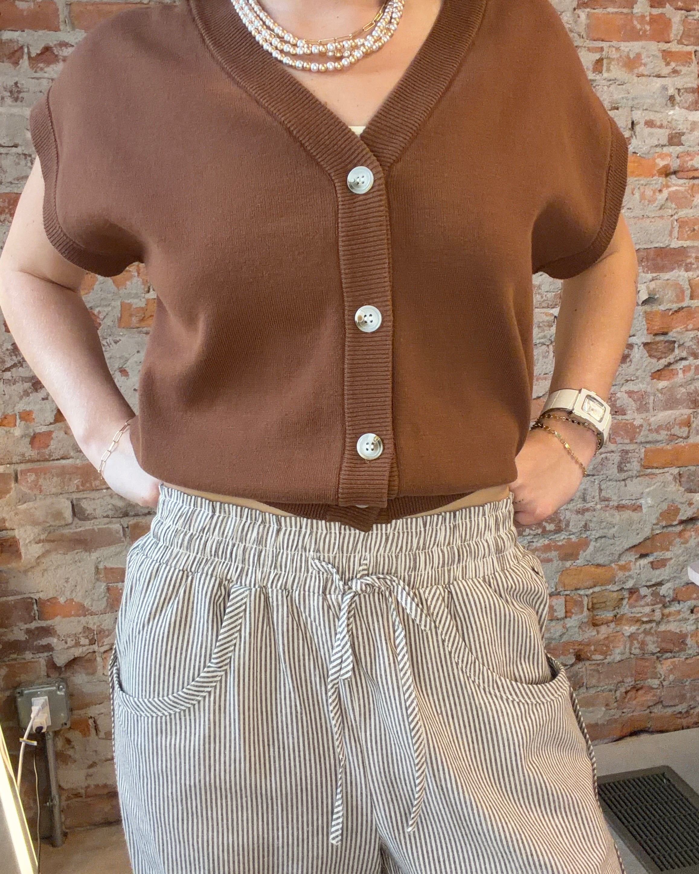 Jenny Striped Barrel Pant-Pants-in february-The Funky Zebra Ames, Women's Fashion Boutique in Ames, Iowa