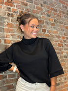 Daria Top-Short Sleeves-She & Sky-The Funky Zebra Ames, Women's Fashion Boutique in Ames, Iowa