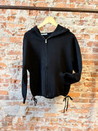 Jeanie Zip Up-Outerwear-Staccato-The Funky Zebra Ames, Women's Fashion Boutique in Ames, Iowa