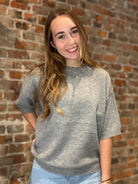 Nicky Short Sleeve Sweater-Short Sleeves-Staccato-The Funky Zebra Ames, Women's Fashion Boutique in Ames, Iowa