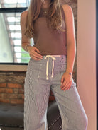 Sierra Striped Denim-apparel-Jodifl-The Funky Zebra Ames, Women's Fashion Boutique in Ames, Iowa