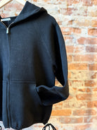 Jeanie Zip Up-Outerwear-Staccato-The Funky Zebra Ames, Women's Fashion Boutique in Ames, Iowa