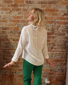 Carli Textured Top-Long Sleeves-Cozy Co-The Funky Zebra Ames, Women's Fashion Boutique in Ames, Iowa