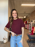 Robin Short Sleeve Sweater-apparel-in february-The Funky Zebra Ames, Women's Fashion Boutique in Ames, Iowa