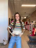 Sunday Market Stripe Sweater-apparel-in february-The Funky Zebra Ames, Women's Fashion Boutique in Ames, Iowa