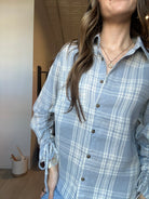 Darlene Striped Button Down-Long Sleeves-in february-The Funky Zebra Ames, Women's Fashion Boutique in Ames, Iowa