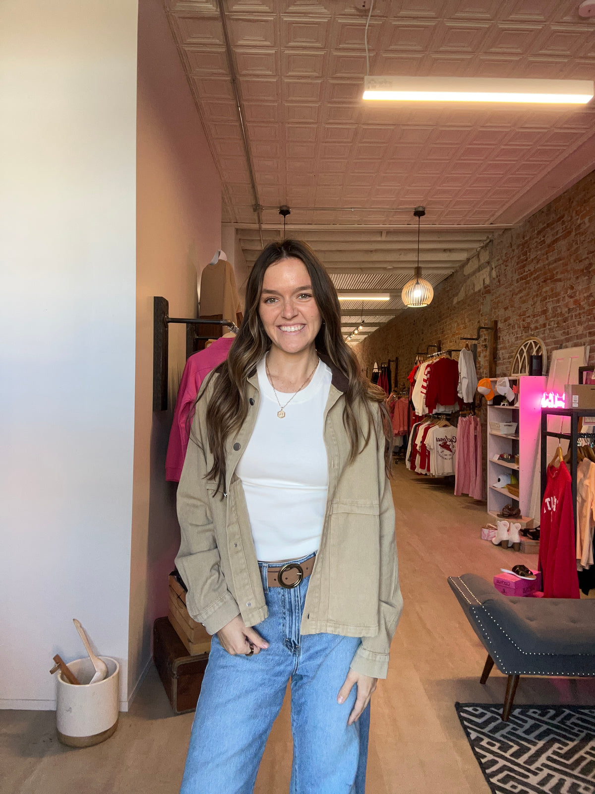 Leila Field Jacket-apparel-in february-The Funky Zebra Ames, Women's Fashion Boutique in Ames, Iowa