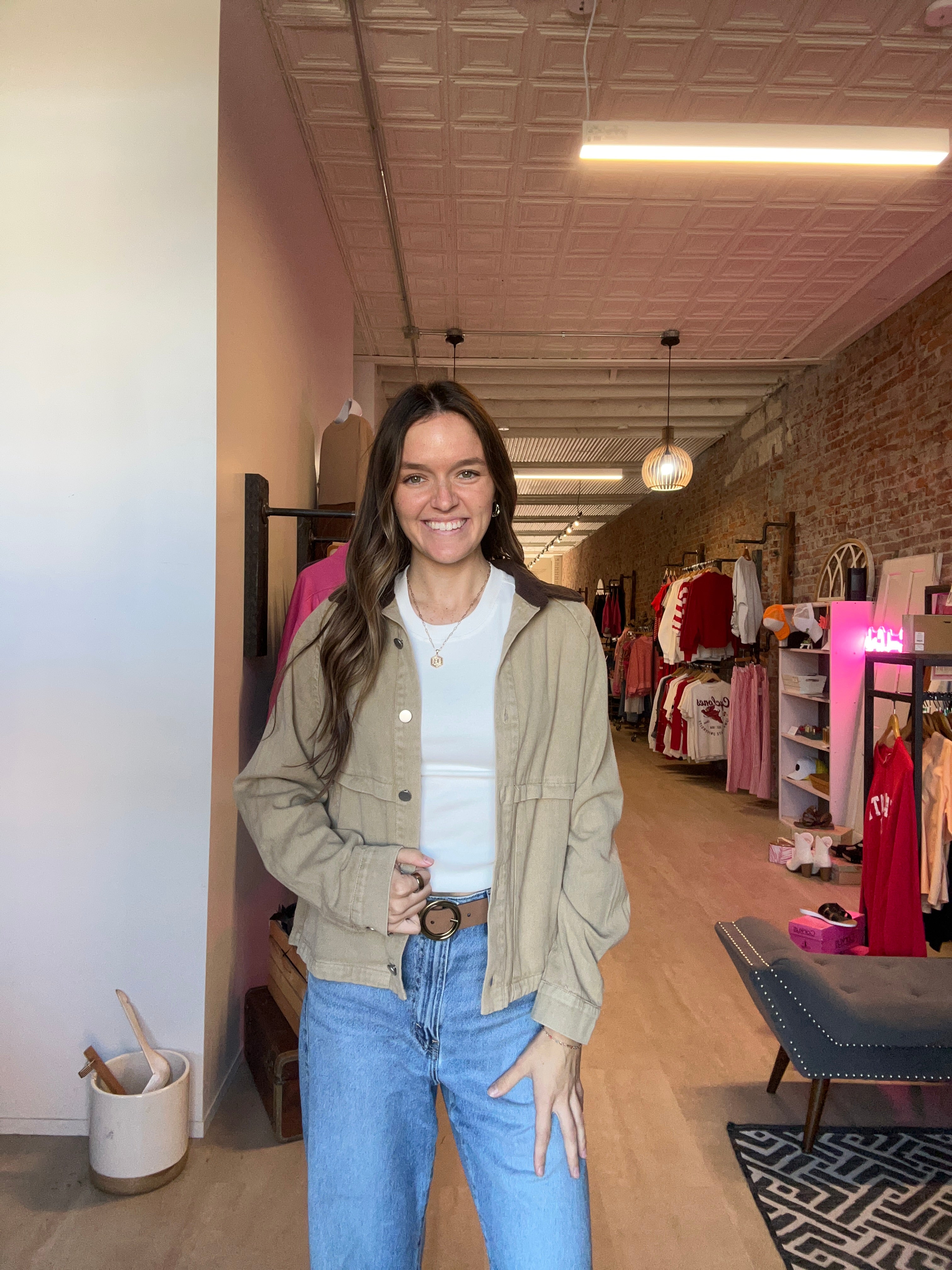 Leila Field Jacket-apparel-in february-The Funky Zebra Ames, Women's Fashion Boutique in Ames, Iowa