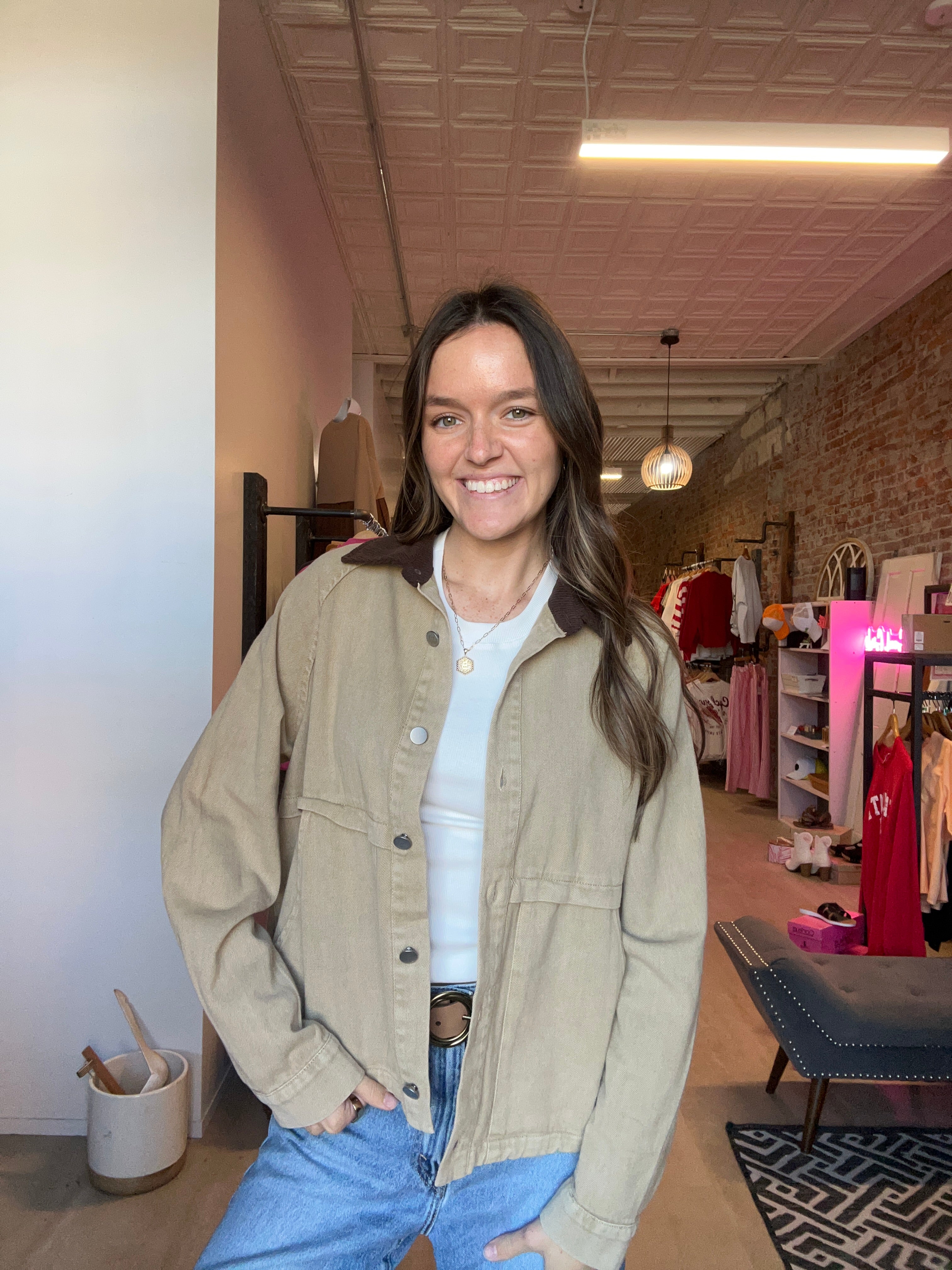 Leila Field Jacket-apparel-in february-The Funky Zebra Ames, Women's Fashion Boutique in Ames, Iowa