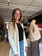 Erica Open Knit Cardigan-apparel-Pinch-The Funky Zebra Ames, Women's Fashion Boutique in Ames, Iowa