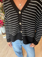 Katie Knit Cardigan-apparel-Doe and Rae-The Funky Zebra Ames, Women's Fashion Boutique in Ames, Iowa